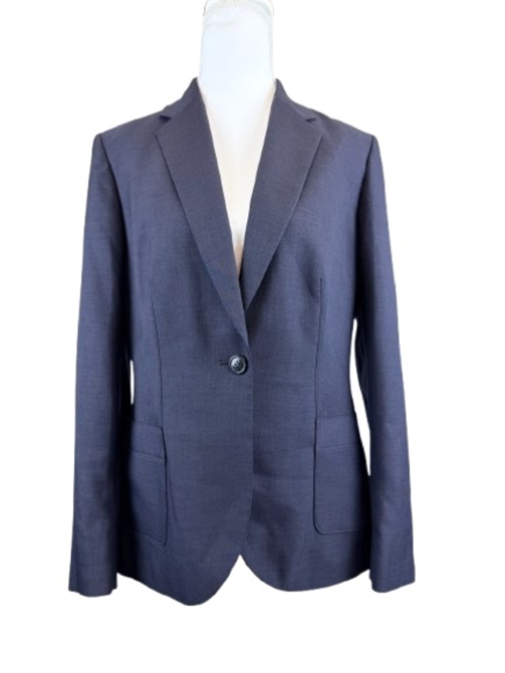 Appel & Brooks Navy Blue Blazer Womens Size 6 Tailored Career Office Jacket NEW